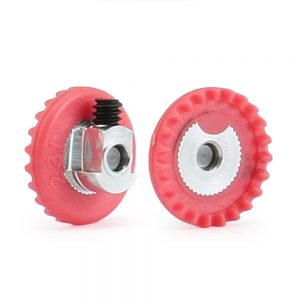 3/32 PLASTIC GEAR WITH ALUMINUM HUB - 23 TEETH