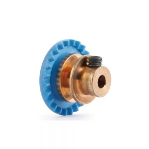 3/32 PLASTIC GEAR WITH BRONZE HUB - 24 TEETH