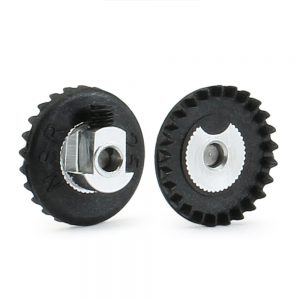 3/32 PLASTIC GEAR WITH ALUMINUM HUB - 27 TEETH