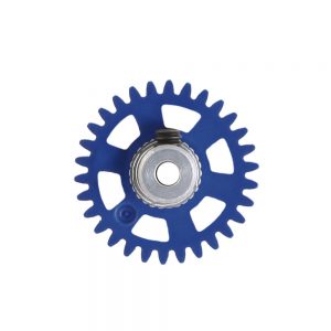 PLASTIC GEAR 3/32 WITH ALUMINIUM HUB - 30 TEETH Ø 17.5mm