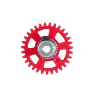 3/32 PLASTIC GEAR WITH ALUMINIUM HUB - 31 TEETH Ø 17.5mm