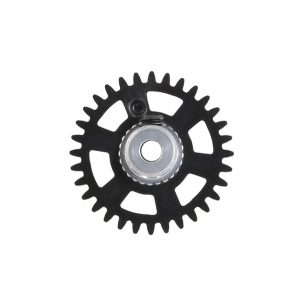 PLASTIC GEAR WITH ALUMINIUM HUB - 32 TEETH Ø 17.5mm