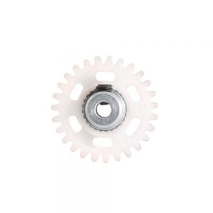 3/32 PLASTIC GEAR WITH ALUMINIUM HUB - 27 TEETH Ø 16mm