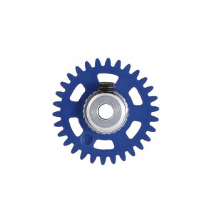 PLASTIC GEAR 3/32 WITH ALUMINIUM HUB - 30 TEETH Ø 16mm