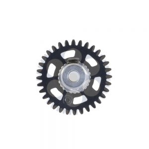 3/32 PLASTIC GEAR WITH ALUMINIUM HUB - 32 TEETH Ø 16mm