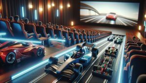 slot cars in the cinema