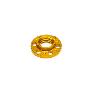 GUIDE NUT FOR ISRA CARS - ULTRA LIGHT &amp; SUPER THIN - YELLOW M5 THREAD